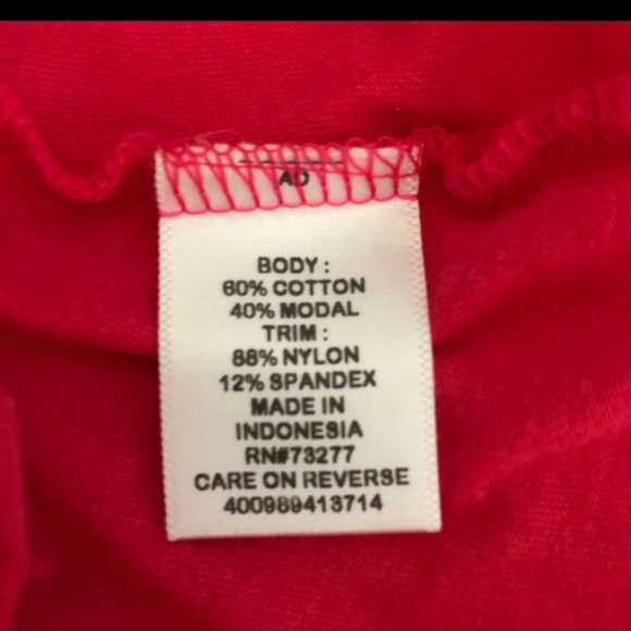 Elle Hot Pink Lace Top. - Picture 6 of 6